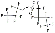 1H,1H-HEPTAFLUOROBUTYL NONAFLUOROBUTANE SULPHONAT Struktur