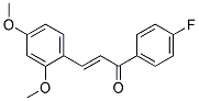 2,4-DIMETHOXY-4'-FLUOROCHALCON Struktur