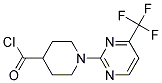 1-[4-(TRIFLUOROMETHYL)PYRIMID-2-YL]PIPERIDINE-4-CARBONYL CHLORID Struktur