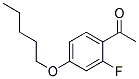 2'-FLUORO-4'-PENTYLOXYACETOPHENON Struktur