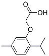 2-(2-ISOPROPYL-5-METHYLPHENOXY)ACETIC ACID Struktur