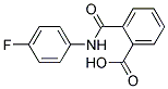 2-[(4-FLUOROANILINO)CARBONYL]BENZOIC ACID Struktur