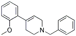 1-BENZYL-1,2,3,6-TETRAHYDRO-4-(2-METHOXYPHENYL)PYRIDINE Struktur