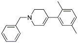 1-BENZYL-4-(2,5-DIMETHYL-PHENYL)-1,2,3,6-TETRAHYDRO-PYRIDINE Struktur