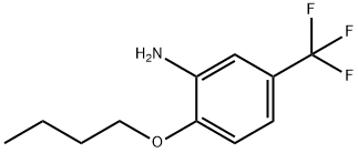 2-BUTOXY-5-(TRIFLUOROMETHYL)ANILINE Struktur