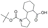 2-(1-(TERT-BUTOXYCARBONYL)PYRROLIDIN-2-YL)CYCLOHEXANECARBOXYLIC ACID Struktur