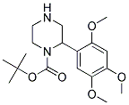 2-(2,4,5-TRIMETHOXY-PHENYL)-PIPERAZINE-1-CARBOXYLIC ACID TERT-BUTYL ESTER Struktur