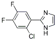 2-(2-CHLORO-4,5-DIFLUORO-PHENYL)-1H-IMIDAZOLE Struktur