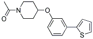 1-ACETYL-4-[3-(2-THIENYL)PHENOXY]PIPERIDINE Struktur