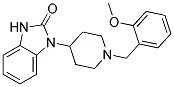 1-[1-(2-METHOXYBENZYL)PIPERIDIN-4-YL]-1,3-DIHYDRO-2H-BENZIMIDAZOL-2-ONE Struktur