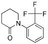 1-(2-TRIFLUOROMETHYL-PHENYL)-PIPERIDIN-2-ONE Struktur