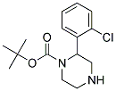 2-(2-CHLORO-PHENYL)-PIPERAZINE-1-CARBOXYLIC ACID TERT-BUTYL ESTER Struktur