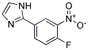 2-(4-FLUORO-3-NITRO-PHENYL)-1H-IMIDAZOLE Struktur