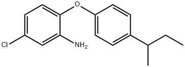 2-[4-(SEC-BUTYL)PHENOXY]-5-CHLOROANILINE Struktur