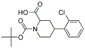 1-(TERT-BUTOXYCARBONYL)-4-(2-CHLOROPHENYL)PIPERIDINE-2-CARBOXYLIC ACID Struktur