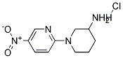 1-(5-NITROPYRIDIN-2-YL)-3-PIPERIDINAMINE HYDROCHLORIDE Struktur