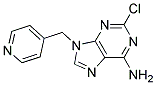 2-CHLORO-9-PYRIDIN-4-YLMETHYL-9H-PURIN-6-YLAMINE Struktur