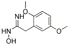 2-(2,5-DIMETHOXY-PHENYL)-N-HYDROXY-ACETAMIDINE Struktur