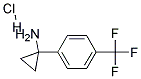 1-(4-TRIFLUOROMETHYL-PHENYL)-CYCLOPROPYLAMINE HYDROCHLORIDE Struktur