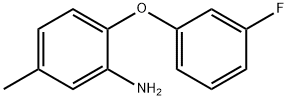 2-(3-FLUOROPHENOXY)-5-METHYLANILINE Struktur