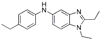 (1,2-DIETHYL-1H-BENZOIMIDAZOL-5-YL)-(4-ETHYL-PHENYL)-AMINE Struktur