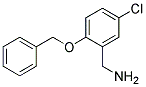 2-BENZYLOXY-5-CHLORO-BENZYLAMINE Struktur