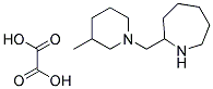 2-[(3-METHYLPIPERIDIN-1-YL)METHYL]AZEPANE OXALATE Struktur