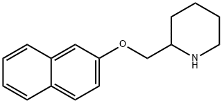 2-[(2-NAPHTHYLOXY)METHYL]PIPERIDINE Struktur