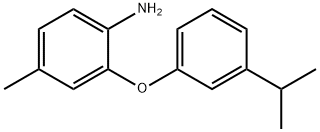 2-(3-ISOPROPYLPHENOXY)-4-METHYLANILINE Struktur