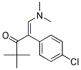 2-(4-CHLORO-PHENYL)-1-DIMETHYLAMINO-4,4-DIMETHYL-PENT-1-EN-3-ONE Struktur