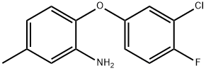 2-(3-CHLORO-4-FLUOROPHENOXY)-5-METHYLPHENYLAMINE Struktur