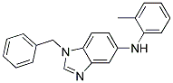 (1-BENZYL-1H-BENZOIMIDAZOL-5-YL)-O-TOLYL-AMINE Struktur