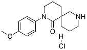 2-(4-METHOXYPHENYL)-2,8-DIAZASPIRO[5.5]UNDECAN-1-ONE HYDROCHLORIDE Struktur