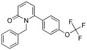 1-BENZYL-6-[4-(TRIFLUOROMETHOXY)PHENYL]PYRIDIN-2(1H)-ONE Struktur