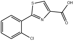 2-(2-CHLOROPHENYL)-1,3-THIAZOLE-4-CARBOXYLIC ACID Struktur