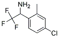 1-(4-CHLORO-2-METHYL-PHENYL)-2,2,2-TRIFLUORO-ETHYLAMINE Struktur