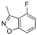 1,2-BENZISOXAZOLE, 4-FLUORO-3-METHYL- Struktur