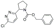 2-(6-CHLORO-PYRIDAZIN-3YL)-PYRROLIDINE-1-CARBOXYLIC ACID BENZYL ESTER Struktur