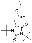 (1,3-DI-TERT-BUTYL-2,5-DIOXO-IMIDAZOLIDIN-4-YL)-ACETIC ACID ETHYL ESTER Struktur