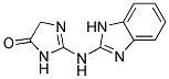 2-(1H-BENZOIMIDAZOL-2-YLAMINO)-3,5-DIHYDRO-IMIDAZOL-4-ONE Struktur