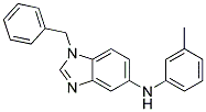 (1-BENZYL-1H-BENZOIMIDAZOL-5-YL)-M-TOLYL-AMINE Struktur