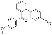 2'-(4-METHOXYBENZOYL)BIPHENYL-4-CARBONITRILE Struktur