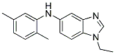 (2,5-DIMETHYL-PHENYL)-(1-ETHYL-1H-BENZOIMIDAZOL-5-YL)-AMINE Struktur