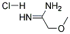 2-METHOXY-ACETAMIDINE HCL Struktur