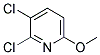 2,3-DICHLORO-6-METHOXY-PYRIDINE Struktur