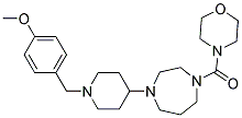 1-[1-(4-METHOXYBENZYL)PIPERIDIN-4-YL]-4-(MORPHOLIN-4-YLCARBONYL)-1,4-DIAZEPANE Struktur