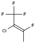 2-CHLORO-1,1,1,3-TETRAFLUORO-2-BUTENE Struktur