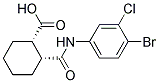 (1S,2R)-2-([(4-BROMO-3-CHLOROPHENYL)AMINO]CARBONYL)CYCLOHEXANECARBOXYLIC ACID Struktur