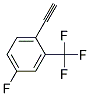 1-ETHYNYL-4-FLUORO-2-(TRIFLUOROMETHYL)-BENZENE Struktur