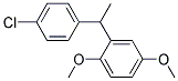 2-[1-(4-CHLORO-PHENYL)-ETHYL]-1,4-DIMETHOXY-BENZENE Struktur